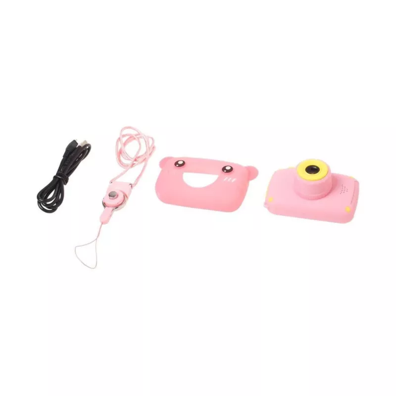 Fotocamera digitale per bambini Extralink H25 rosa età consigliata 3 anni