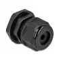 Pressacavo DeLOCK 60363 nero plastica 2 pz.