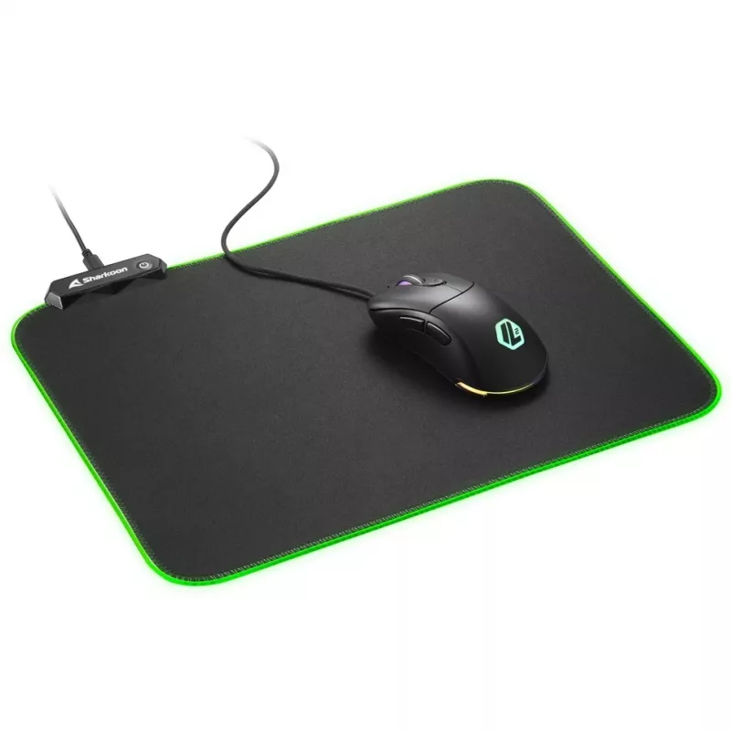 1337 RGB V2 Gaming Mat 360, tappetino mouse gaming nero
