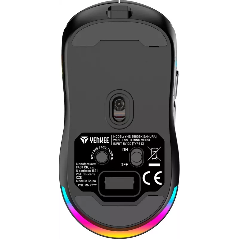 Mouse wireless YENKEE YMS 3500BK Samurai