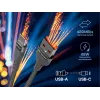 Tracer 47487 cavo USB A - Type C M/M 1m grigio