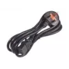 APC AP9895 cavo di alimentazione, 16A 200-240V, da C19 a spina UK BS 1363A, 2,44 m, nero