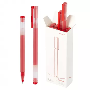 Xiaomi Mi High-Capacity Gel Pen confezione da 10 (rosso)