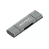 Vention lettore di schede multifunzione USB3.0 grigio metallo Type
