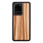 Custodia per cellulare Man and Wood per Samsung Galaxy S20 Ultra — cappuccino nero