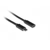 Cavo USB-C a USB-C LANBERG CA-USBE-20CC-0005-BK, USB 3.2 Gen 1 (5 Gbit/s), 0,5 m, nero