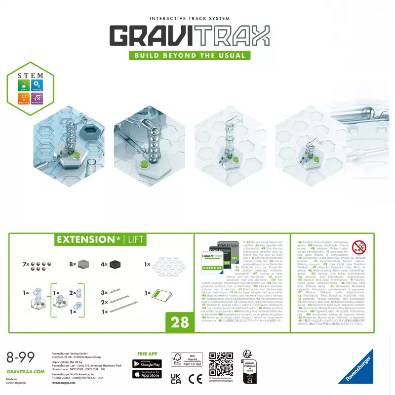 GraviTrax espansione lift Ravensburger 22419 multicolore