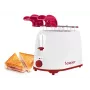 Tostapane Beper P101TOS100 2 fette design compatto, corpo in acciaio inox, doratura regolabile