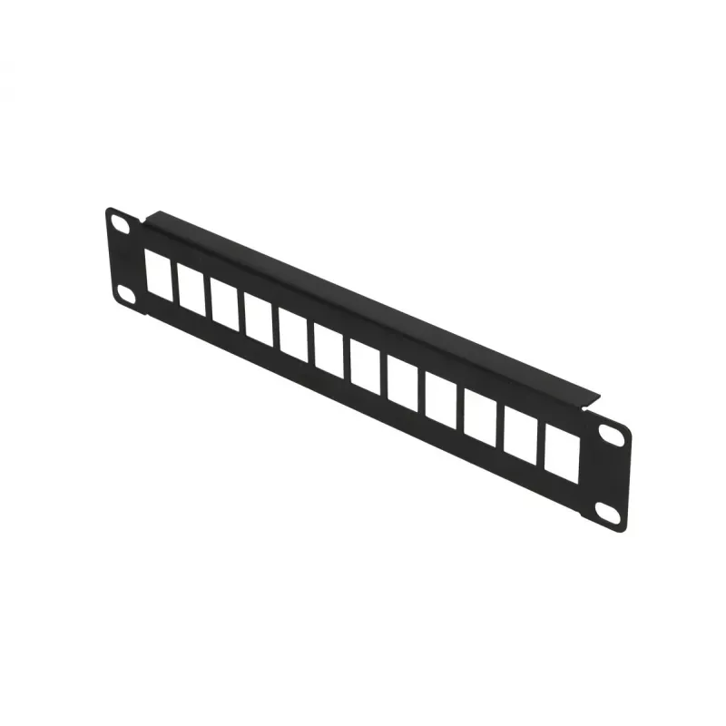 Patch panel Extralink 12 porte UTP 10 pollici case in metallo, nero