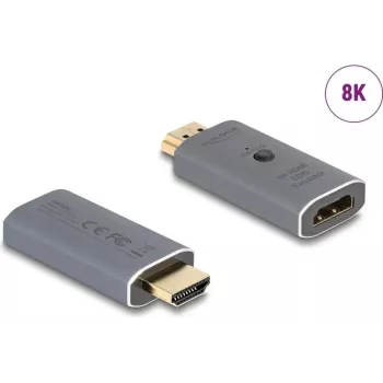 Cambia-sesso HDMI DeLOCK 64324 HDMI su HDMI antracite