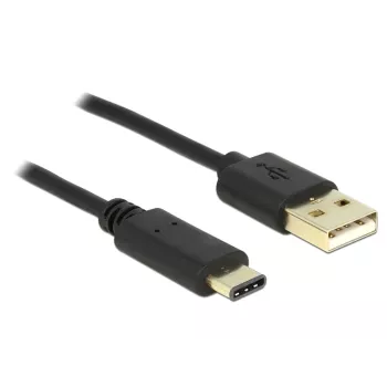 Cavo USB DeLOCK 2m USB2.0-A/USB2.0-C nero