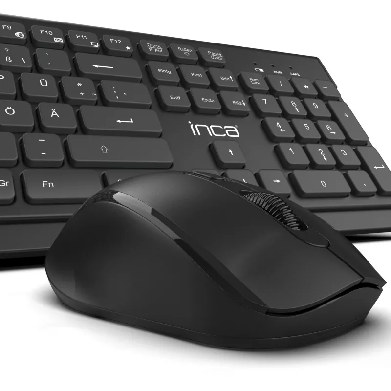 Inca IWS-519 tastiera mouse inclusi Office RF wireless QWERTY turco nero