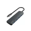 Hub USB SAVIO AK-54 — 4 x USB-A (USB 3.2 Gen 1), host USB-C, nero