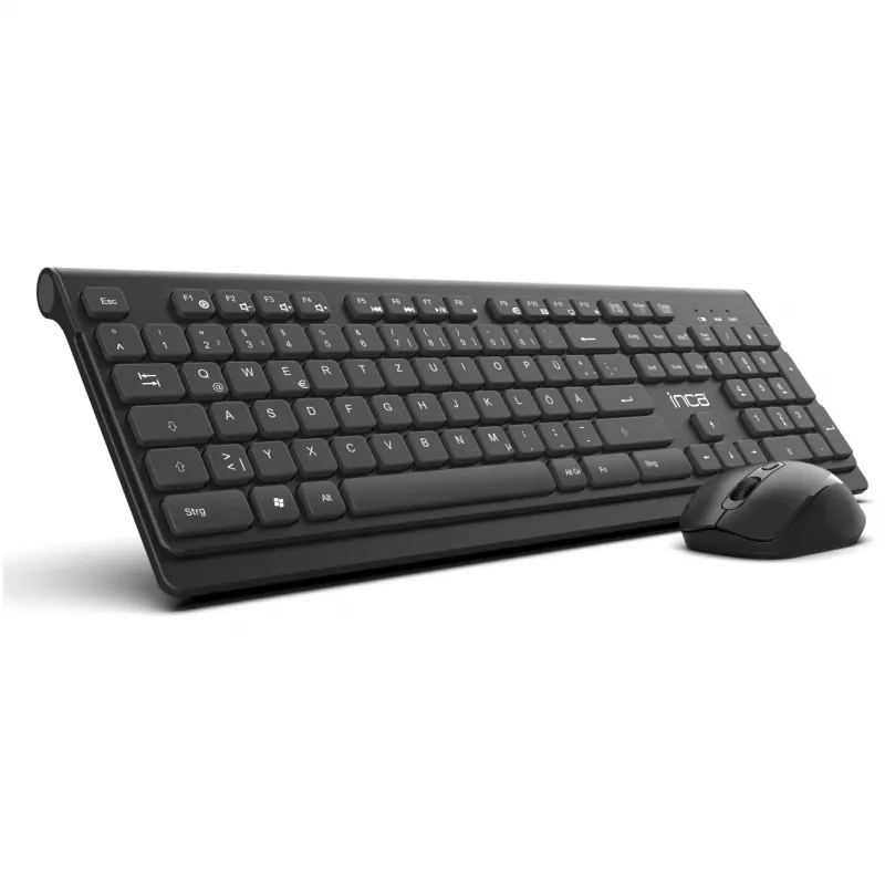 Inca IWS-519 tastiera mouse inclusi Office RF wireless QWERTY turco nero