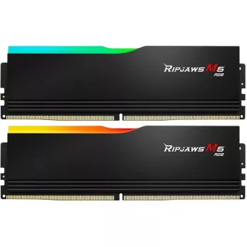 DIMM 32 GB DDR5-5200 (2x 16 GB) kit dual, memoria nero, F5-5200J4040A16GX2-RM5RK, Ripjaws M5 RGB, INTEL XMP