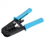 Pinza crimpatrice multi-modulare LogiLink WZ0019, 8P/6P/4P, nero/blu