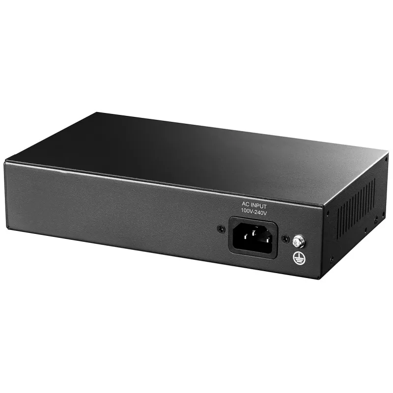Switch di rete Cudy FS1010PG — 10/100 Mbps, 8 porte PoE, 2 uplink, budget PoE 120W, case in metallo