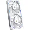 NZXT F280X RF-U28PN-W1 ventola per case RGB da 280 mm, 140 mm, 2400 giri/min, 41 dB, bianca