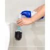 Spazzola per WC Beldray LA033996UFFEU7 Antibac Grigio, spazzola antibatterica per la pulizia del WC