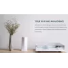 MikroTik Audience RBD25G-5HPacQD2HPnD access point Mesh tri-band, Wi-Fi 5 (802.11ac), 2,4 GHz + 2x 5 GHz, 1733 Mbit/s, 2x Gigabit LAN, PoE, RouterOS L4, bianco