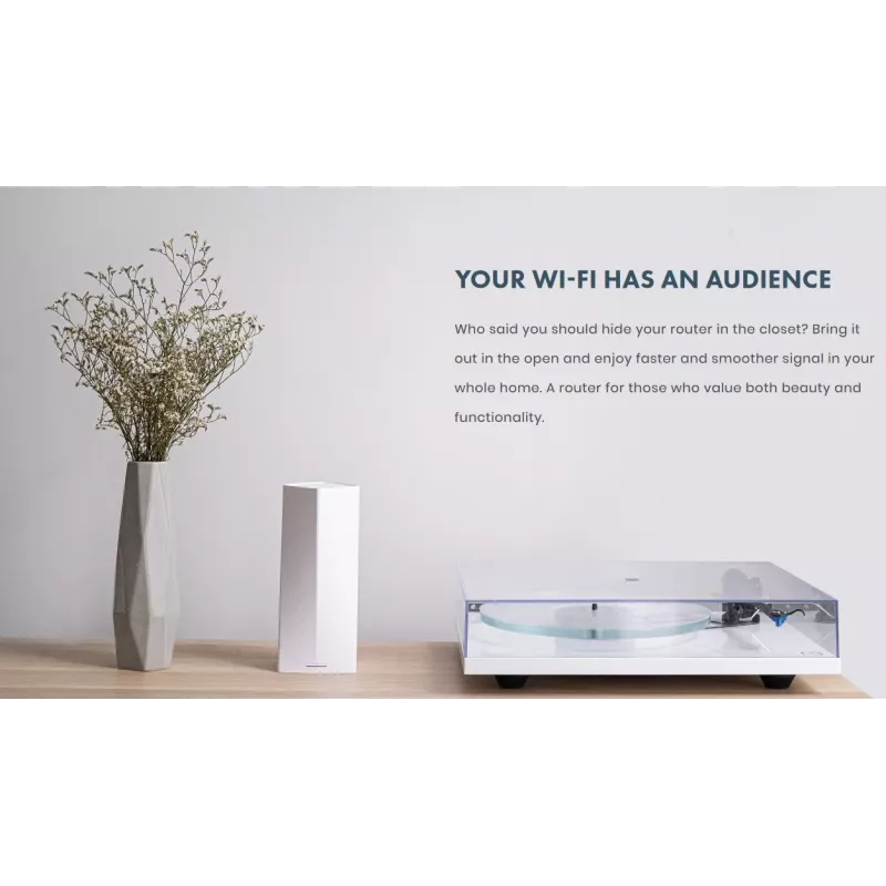 MikroTik Audience RBD25G-5HPacQD2HPnD access point Mesh tri-band, Wi-Fi 5 (802.11ac), 2,4 GHz + 2x 5 GHz, 1733 Mbit/s, 2x Gigabit LAN, PoE, RouterOS L4, bianco