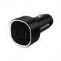 Caricabatterie da auto CANYON OnDrive 60 PD 60W 2xUSB-C — potenza 60W, 2 porte USB-C, nero