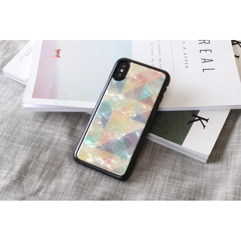 Custodia per smartphone iKins per iPhone XS / iPhone XS Mosaic nero