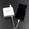 Qoltec caricabatterie GaN FAST 108W | 5-20V | 3-4.7A | USB C | bianco