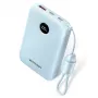 Powerbank Vention 10000mAh 22,5W — 2× USB‑C, 1× USB‑A, blu