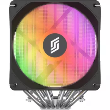 Dissipatore CPU Silentware Titan RGB dual-tower con 6 heatpipe e 2 ventole PWM A-RGB da 120 mm