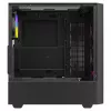 Case PC SAVIO Noctis Flow RGB — Cube, ATX/Mini-ITX, 3x ventole frontali da 120 mm, pannello laterale in vetro temperato, GPU max 35 cm