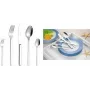 Cucchiaino da caffè Espresso Esmeyer Bettina set 12 pezzi, acciaio inox, finitura argento