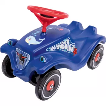 Macchinina scivolo Simba-Dickie BIG Bobby-Car, spinta manuale, età 1–5, 4 ruote, blu/rosso