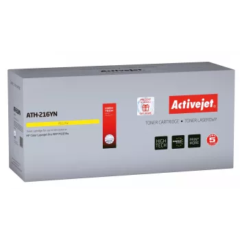 Cartuccia toner ActiveJet ATH-216YN giallo, compatibile con HP 216A (W2412A), 850 pagine, confezione singola
