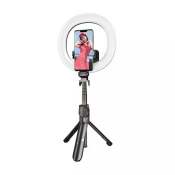 Treppiede selfie stick Puluz TBD0595696701A con anello LED integrato