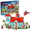 LEGO Disney Set 43268 Casa sulla spiaggia – casa modulare da costruire, 834 pezzi, 5 minifigure, età 9+