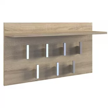 Appendiabiti Top e shop WIESZAK 2F SONOMA — truciolare, effetto rovere, 7 ganci, 700×200×400 mm