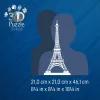 Puzzle 3D Torre Eiffel