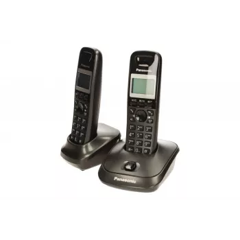 Telefono DECT Panasonic KX-TG2512 grigio con identificazione del chiamante