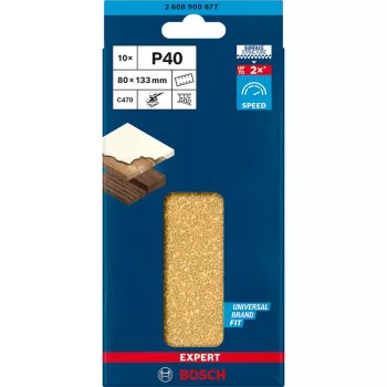 Bosch 2 608 900 877 accessorio levigatura/abrasivo per utensile rotante legno foglio abrasivo