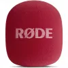 Microfono portatile per interviste Rode Interview GO – rosso (compatto, a mano, plug-and-play)