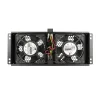 Ventola di raffreddamento Extralink 2 FANS ROOF COOLING UNIT 220V AC nero metallo