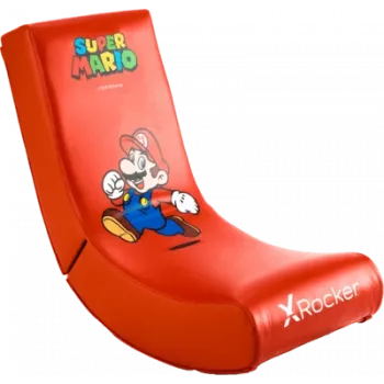 X Rocker Nintendo Floor Rocker - Mario - sedia gaming - rosso