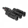 Connettore per pannello solare DeLOCK DL4 1 x femmina a 3 x maschio nero