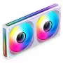 Jonsbo ZB-240WR Infinity Mirror ventola, ARGB, PWM, pale invertite, 240 mm, bianco