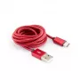 Sbox USB->Type-C M/M 1,5m CTYPE-1.5R rosso fragola