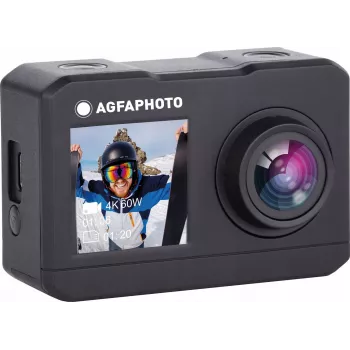 Action cam AgfaPhoto Action Sportkamera 16 MP 2K Ultra HD CMOS Wi-Fi 58 g (AC7000BK)