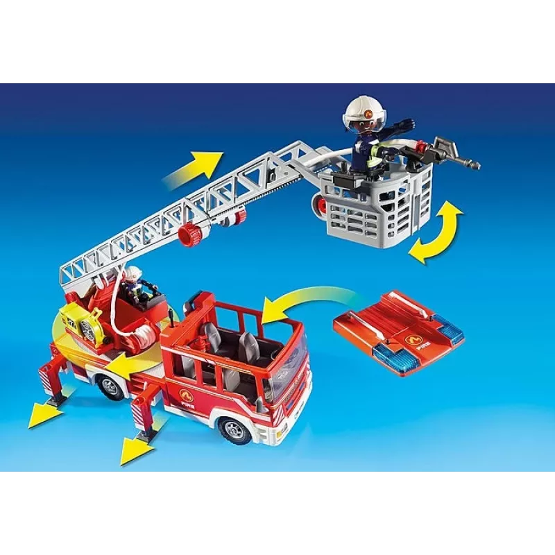Truck Playmobil Scala dei vigili del fuoco unità 9463