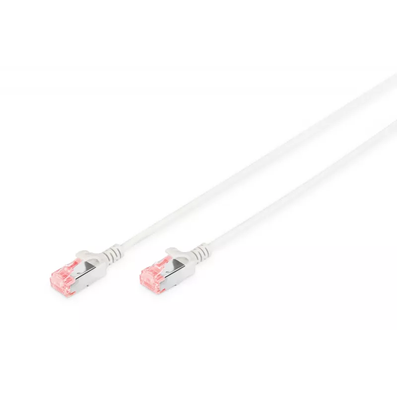 Cavo di rete Digitus CAT 6 U/FTP patch cord sottile RJ-45 Cat6 1m grigio