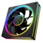 Ventola per case MODECOM VOLCANO LOOP 120 ARGB Reverse Fan nero 120 mm PWM 400–1400 RPM header ARGB